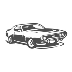Obraz na płótnie Canvas Muscle cars icon design