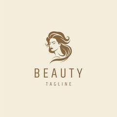 Beauty logo design vector illustration
