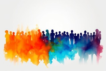 群衆イメージ,Generative AI AI画像