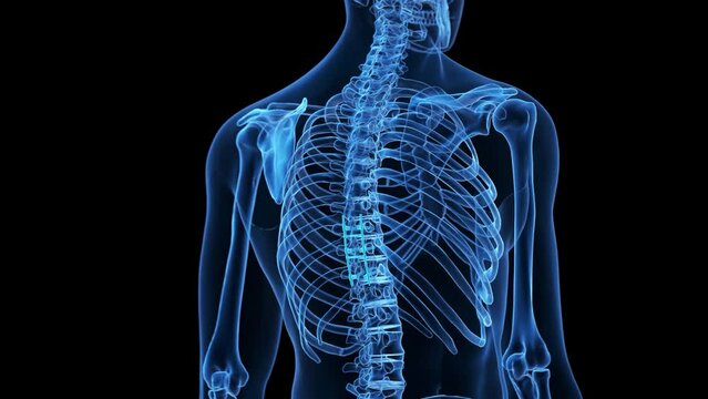 Animation of spinal fusion