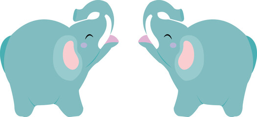 illustration of a elephant vector image or clipart