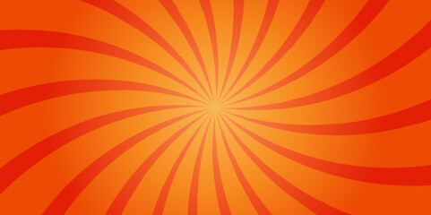 Fototapeta premium abstract orange sun ray background. Abstract sunburst pattern background. Orange starburst ray. used for the web,banner and cartoon etc. top view. 