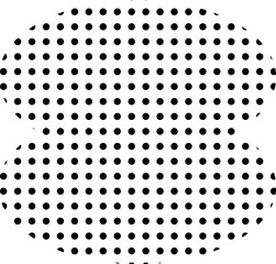 Trendy vector minimalist geometric basic dots element. Shape abstract figure bauhaus form. Retro style texture illustration. Modern design poster, cover, card design