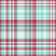 Textile texture background of check fabric seamless with a plaid pattern tartan vector.
