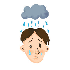Boy crying