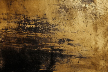Gold distressed grunge texture, Patina scratchGolden background