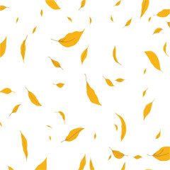 autumn leaves seamless pattern