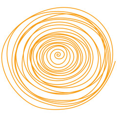 Hand drawn scribble line