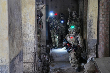 special forces soldier police, swat team member