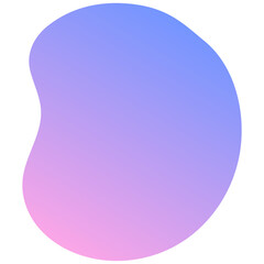 Obraz premium Freeform shape rounded