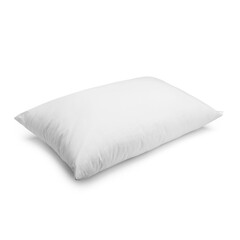 Fototapeta na wymiar pillow with white pillow case on white background 