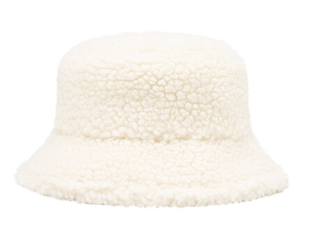 white teddy hat for winter season  isolated on transparent background