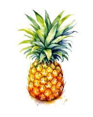 Watercolor Pineapple png
