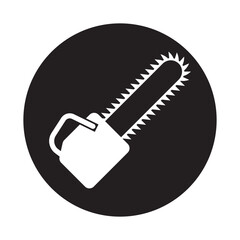 chainsaw icon vector