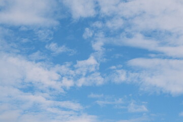 blue sky with clouds