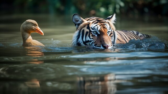 the duck and the tiger