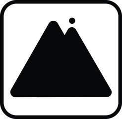 Image Gallery Icon Symbol , Vector Illustration of Image, Photo and Album .