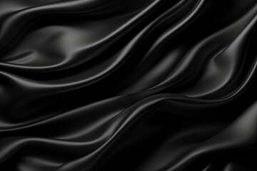 Obraz premium Abstract black satin background