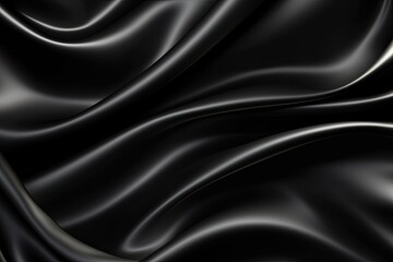 Obraz premium Abstract black satin background