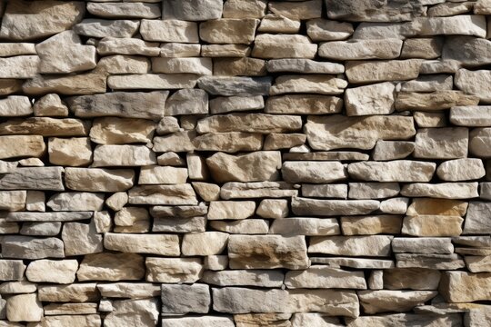 mockup of stone wall texture. Generative AI