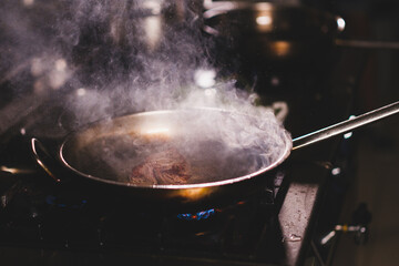 chef cooking for a celebration