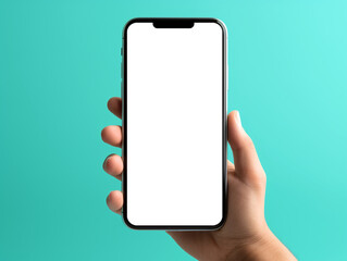 hand holding smart phone