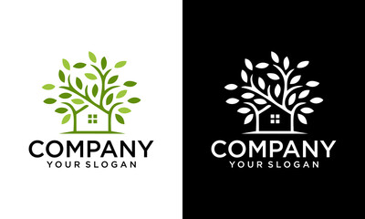 Tree House business logo vector, Brand Identity Logos design, modern logo, Logo Designs Vector Illustration Template