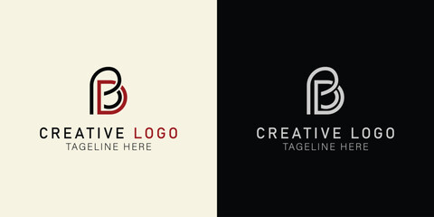 Letter BD logo. monogram logo style. Simple vector design editable