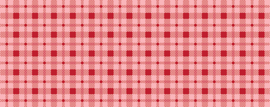 red fabric pattern texture - vector textile background for your design	