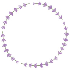 Lavender flower frame