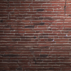 Fototapeta premium Realistic brick wall texture,modern style,Generative ai