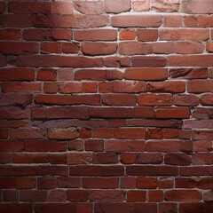 Obraz premium Realistic brick wall texture,modern style,Generative ai