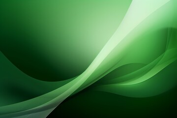 Obraz premium Abstract green background with a gradient of light, Generative ai
