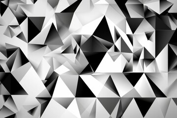 Fototapeta premium Abstract black and white background, Generative ai