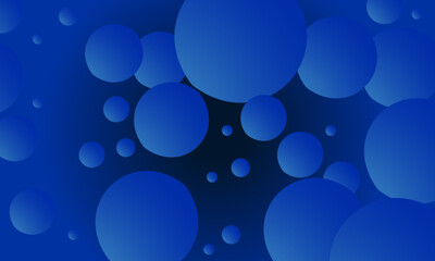 Abstract liquid fluid circles hologram color background.  shape dark blue.