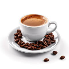 A cup of coffee, barista, latte, 