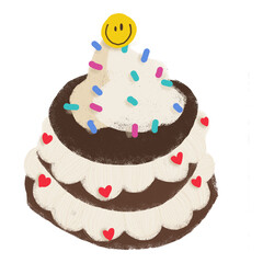 Chocolate cake sprinkles 