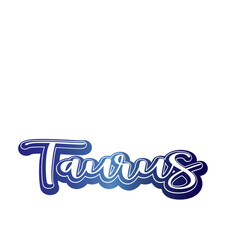 Word art zodiac.  Taurus word art silhouette