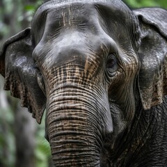 Fototapeta premium Elephant close up