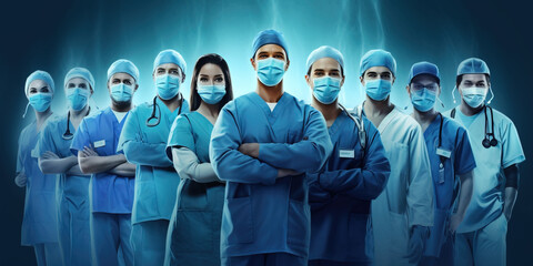 team or group of doctors and nurses