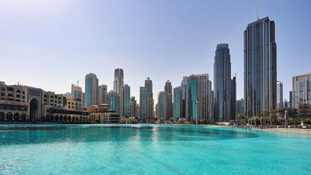 Dubai, UAE, January 12 2023: Dubai arial skyline, United Arab Emirates