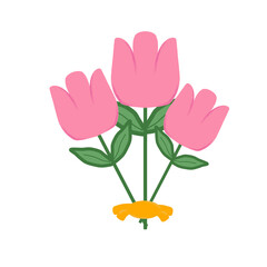 The Vibrant Vector Tulip, Blossoming Harmony
