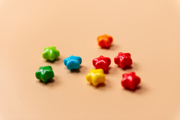 カラフルな星のお菓子