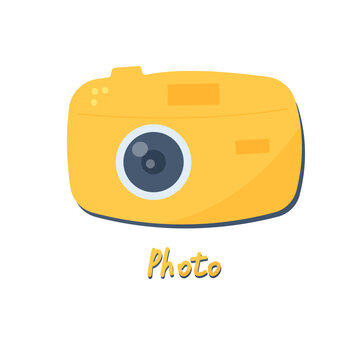 photography day camera color logo element icon