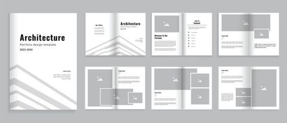 Portfolio Design, Architecture and Interior Portfolio Design template