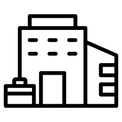 office building line 