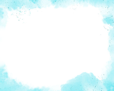 Light blue watercolor backgrounds art use for card backgrounds and other decorations work 