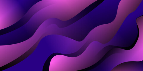 Abstract liquid color background. Fluid shapes composition.	Colorful template banner with gradient color.