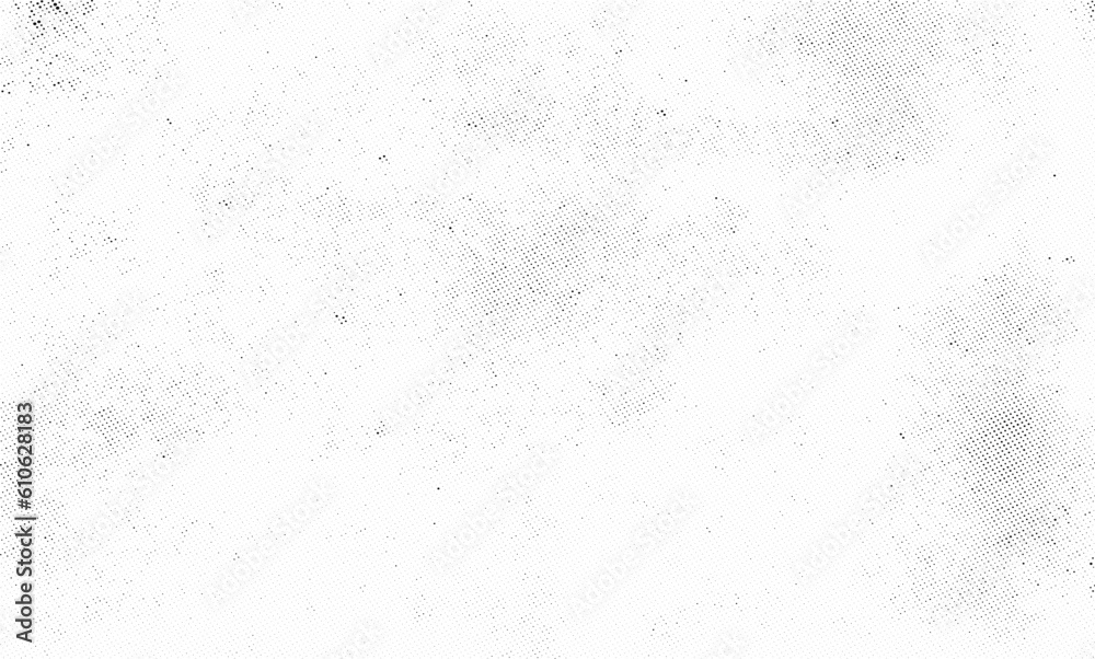 Wall mural subtle halftone vector texture overlay. monochrome abstract splattered background.