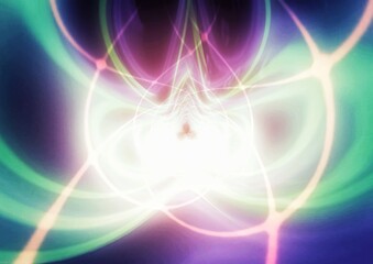 abstract background with glowing lines